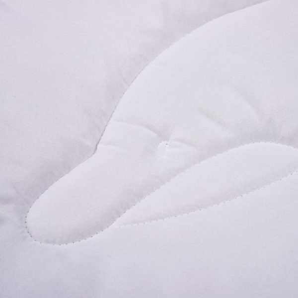 2-tlg. Kinder-Winterbettwäsche-Set Weiß 100×135 / 40×60 cm