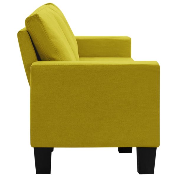 4-Sitzer-Sofa Gelb Stoff