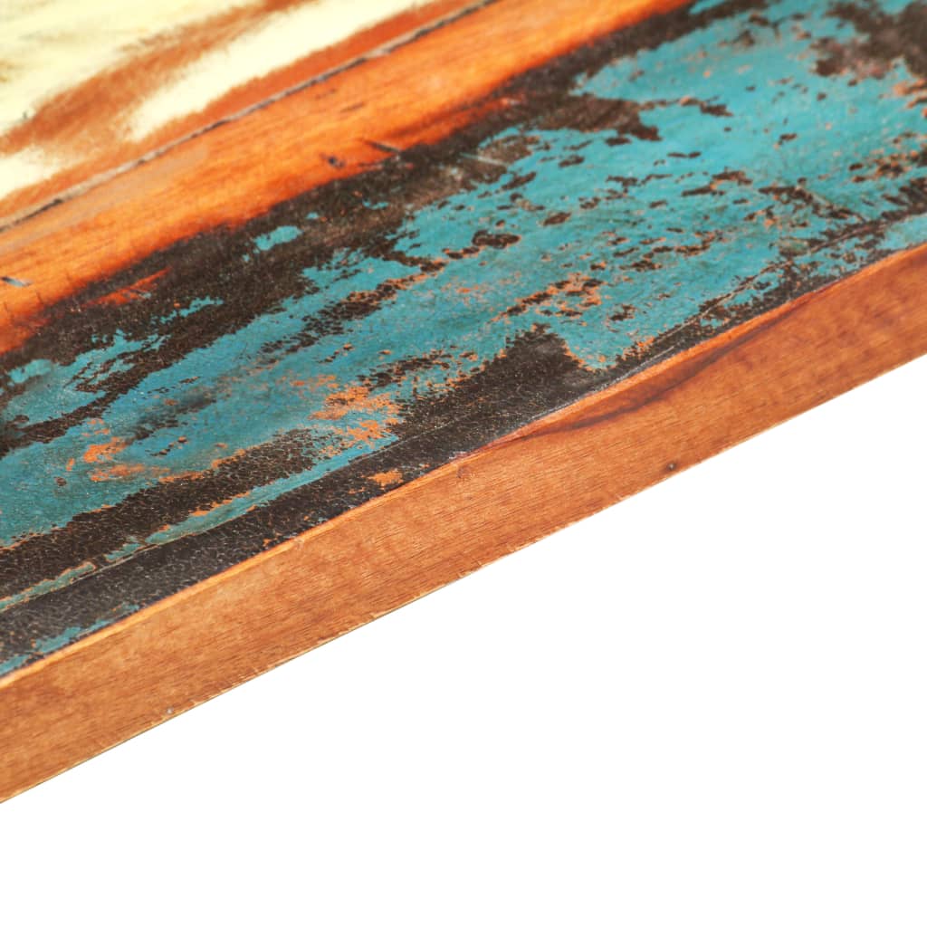 vidaXL Tischplatte Rechteckig 70x80cm 25-27mm Recyceltes Massivholz Holzplatte 