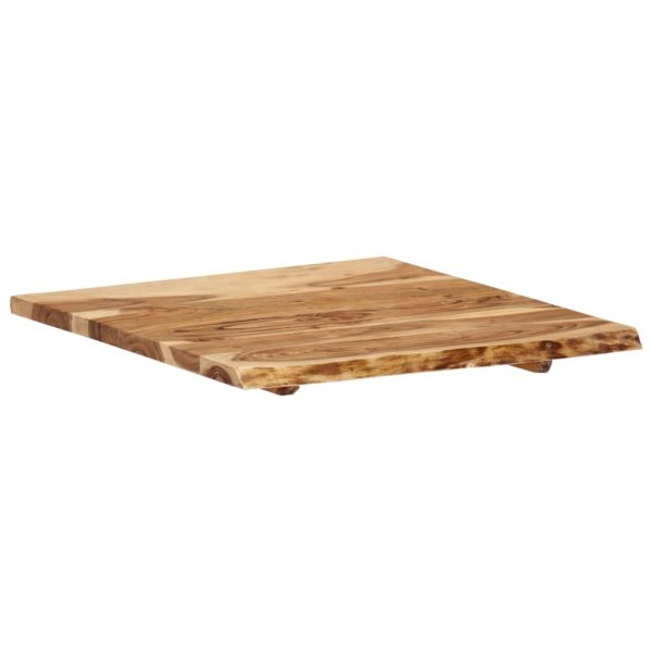 Tischplatte Massivholz Akazie 60 x 60 x 2,5 cm