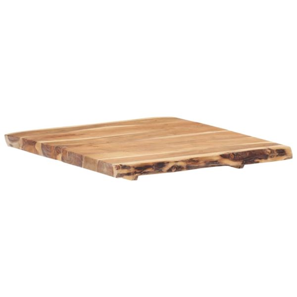 Tischplatte Massivholz Akazie 60 x 60 x 3,8 cm