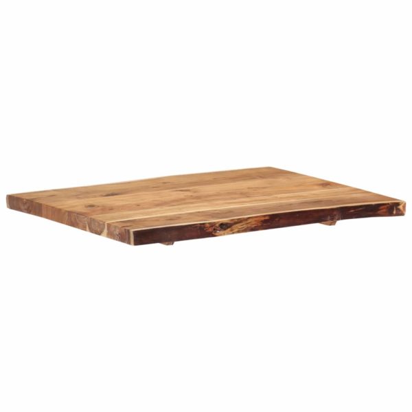 Tischplatte Massivholz Akazie 80 x 60 x 3,8 cm