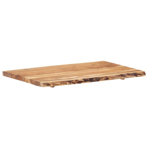 Tischplatte Massivholz Akazie 100 x 60 x 3,8 cm