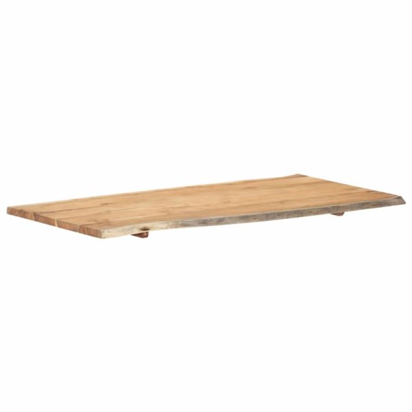 Tischplatte Massivholz Akazie 120 x 60 x 2,5 cm
