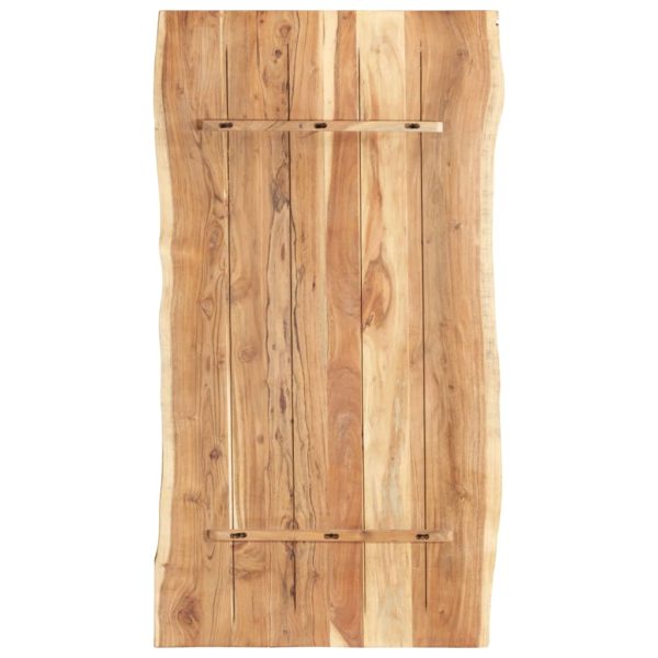 Tischplatte Massivholz Akazie 120 x 60 x 3,8 cm