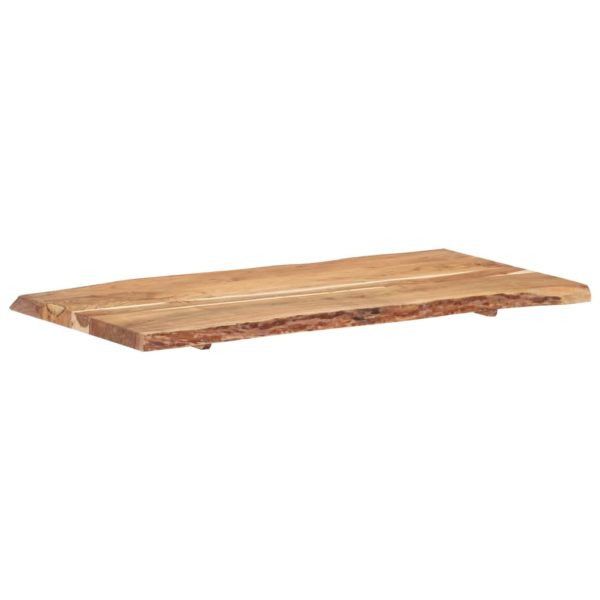 Tischplatte Massivholz Akazie 120 x 60 x 3,8 cm