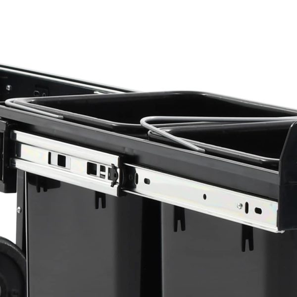 Abfallbehälter für Küchenschrank Ausziehbar Soft-Close 20 L