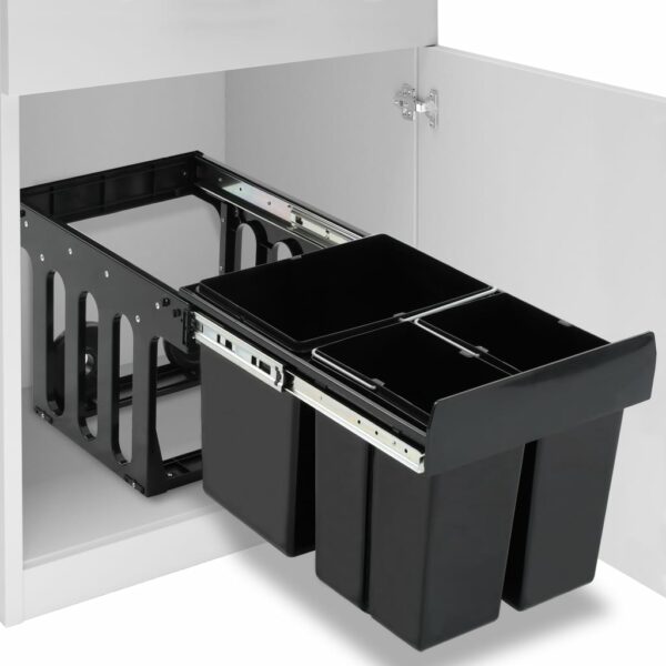 Abfallbehälter für Küchenschrank Ausziehbar Soft-Close 48 L