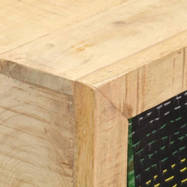 Sideboard Patchwork 70×35×75 cm Mango Massivholz