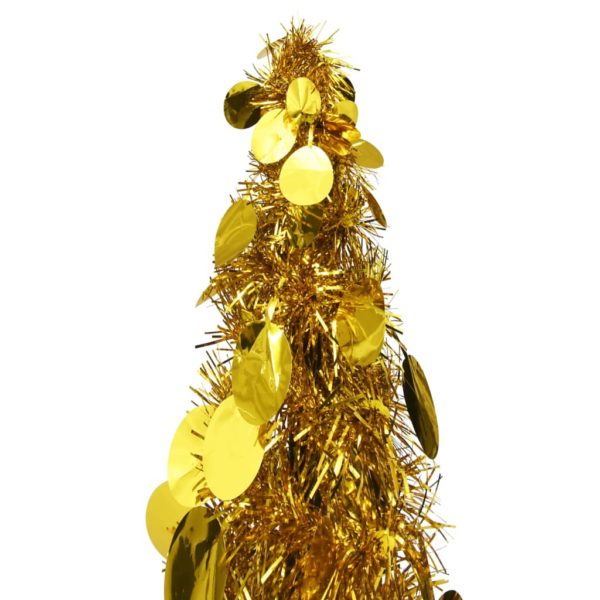 Künstlicher Pop-Up-Weihnachtsbaum Golden 180 cm PET