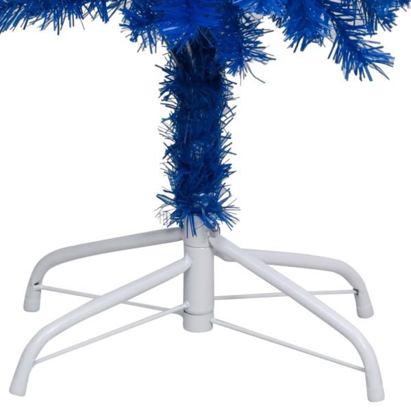 Künstlicher Weihnachtsbaum mit Ständer Blau 210 cm PVC