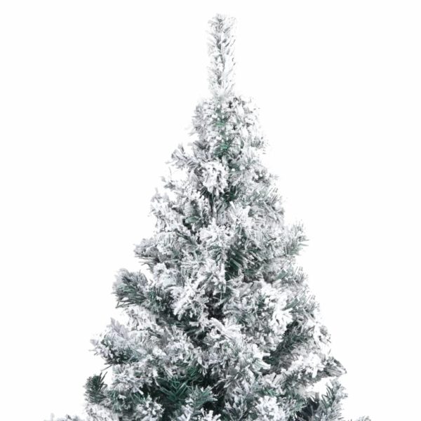 Künstlicher Weihnachtsbaum Beschneit Grün 180 cm PVC