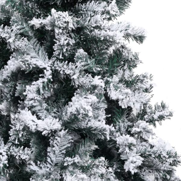 Künstlicher Weihnachtsbaum Beschneit Grün 240 cm PVC