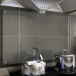 Küchenrückwand Transparent 90×60 cm Hartglas