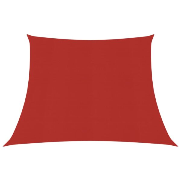 Sonnensegel 160 g/m² Rot 3/4×3 m HDPE