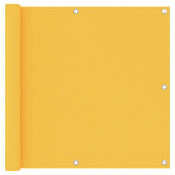 Balkon-Sichtschutz Gelb 90×300 cm Oxford-Gewebe