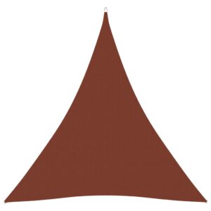 Sonnensegel Oxford-Gewebe Dreieckig 4,5×4,5×4,5 m Terrakottarot
