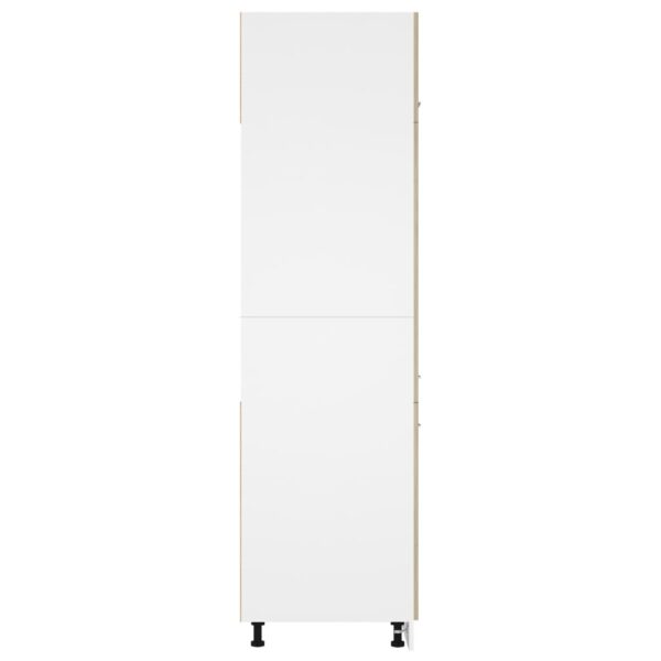 Kühlumbauschrank Sonoma-Eiche 60x57x207 cm Spanplatte