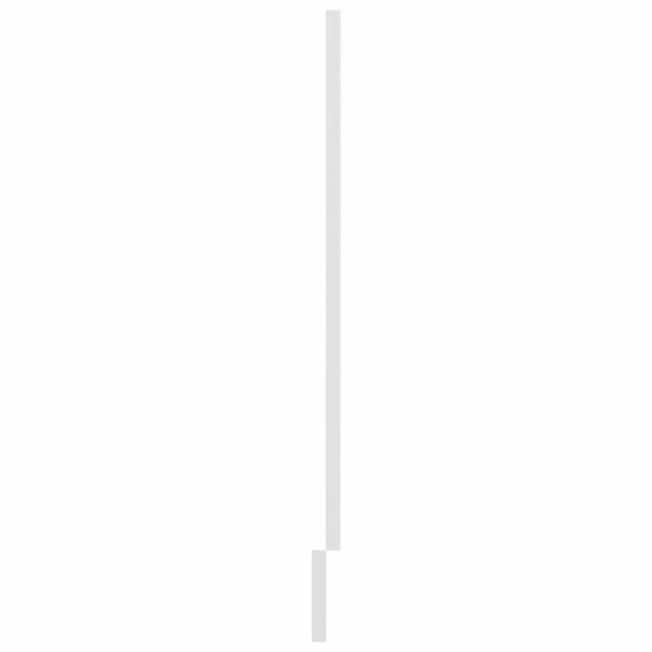 Geschirrspülerblende Hochglanz-Weiß 59,5x3x67 cm Spanplatte