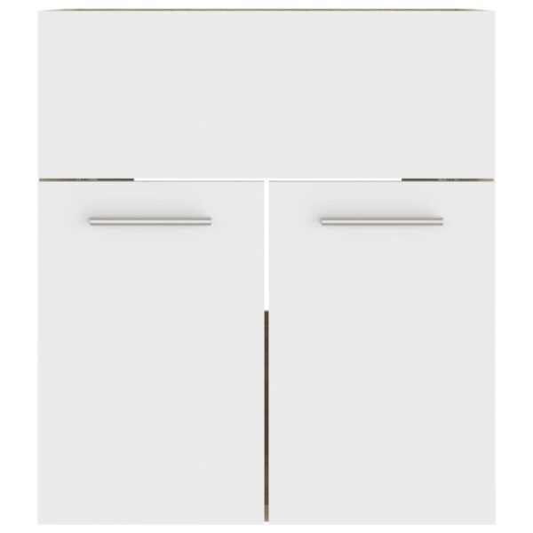Waschbeckenunterschrank Weiß Sonoma 41×38,5×46 cm Spanplatte
