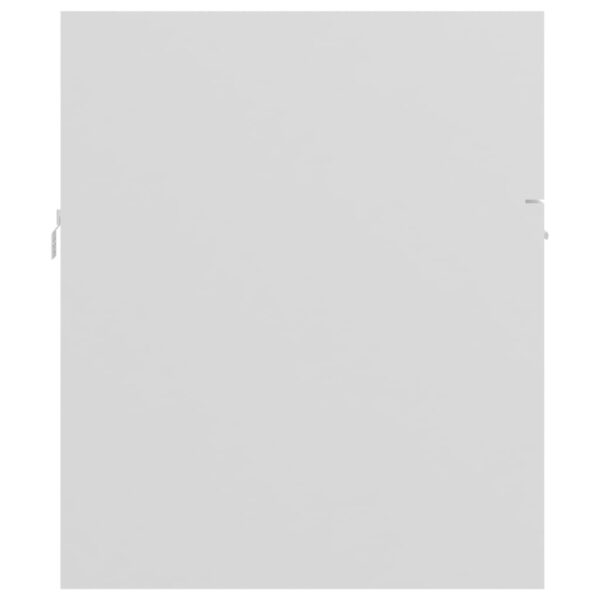 Waschbeckenunterschrank Weiß 80×38,5×46 cm Spanplatte