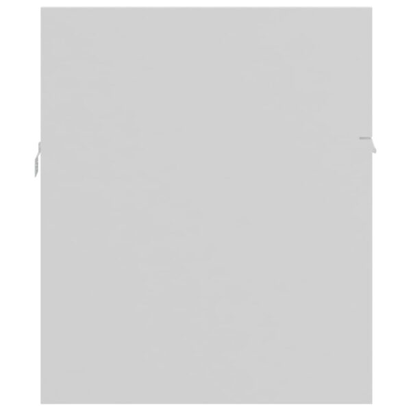 Waschbeckenunterschrank Weiß 90×38,5×46 cm Spanplatte