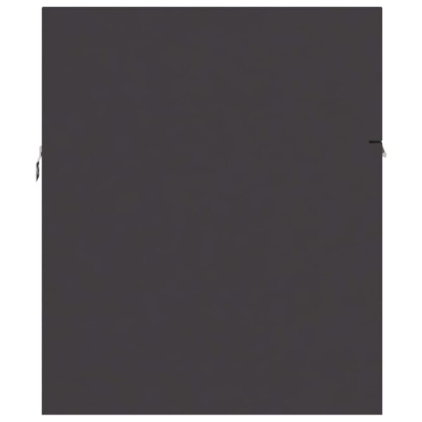 Waschbeckenunterschrank Grau 90×38,5×46 cm Spanplatte