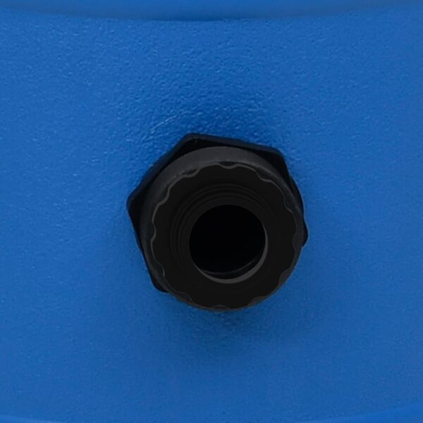 Pool Filterpumpe Schwarz und Blau 4 m³/h