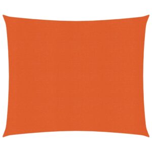 Sonnensegel 160 g/m² Orange 3,6×3,6 m HDPE