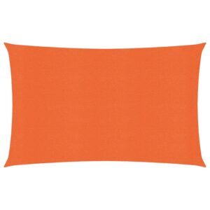 Sonnensegel 160 g/m² Orange 2×4 m HDPE