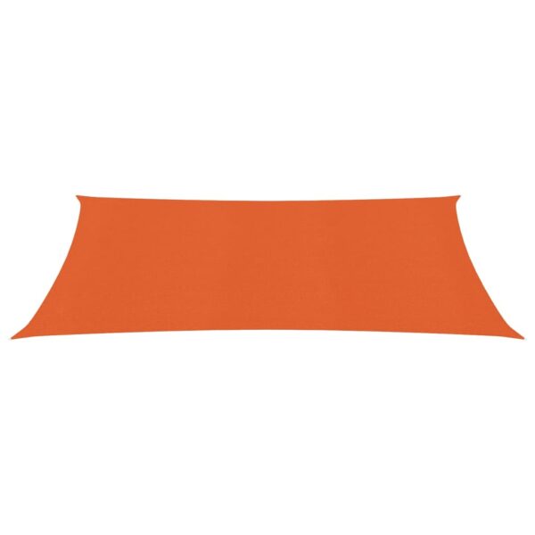 Sonnensegel 160 g/m² Orange 2×5 m HDPE