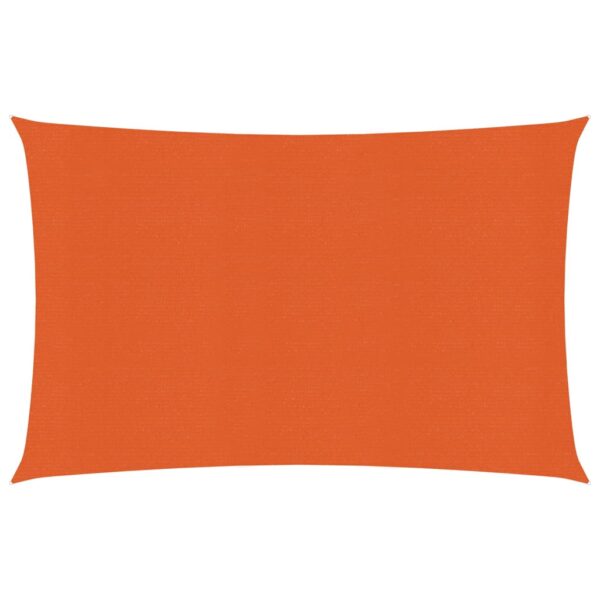 Sonnensegel 160 g/m² Orange 3,5×4,5 m HDPE