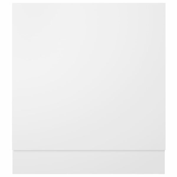 Geschirrspülerblende Weiß 59,5x3x67 cm Spanplatte