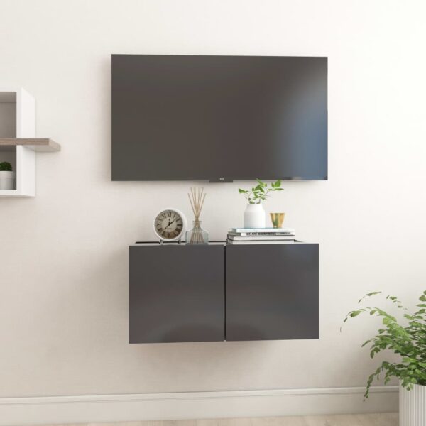TV-Hängeschrank Grau 60x30x30 cm