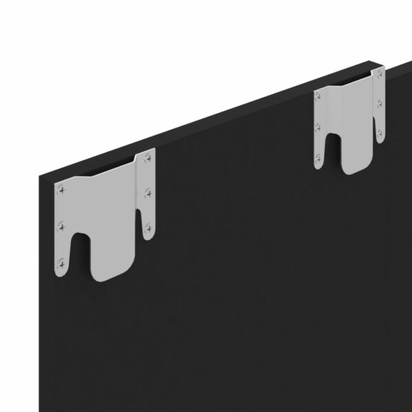 TV-Wandschrank Schwarz 120×23,5×90 cm Spanplatte