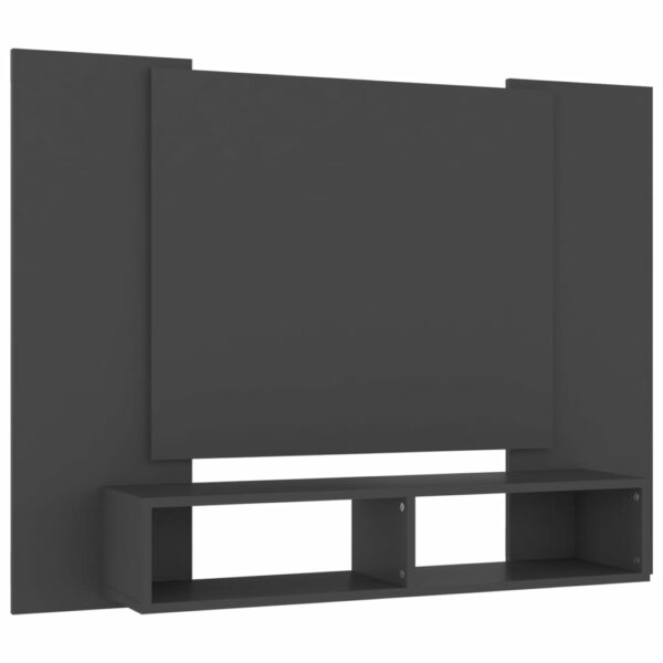 TV-Wandschrank Grau 120×23,5×90 cm Spanplatte