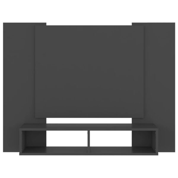 TV-Wandschrank Grau 120×23,5×90 cm Spanplatte