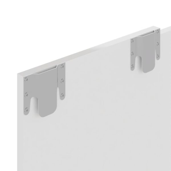 TV-Wandschrank Hochglanz-Weiß 120×23,5×90 cm Spanplatte