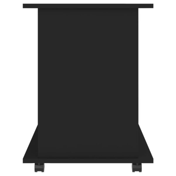 Rollschrank Schwarz 60x45x60 cm Spanplatte