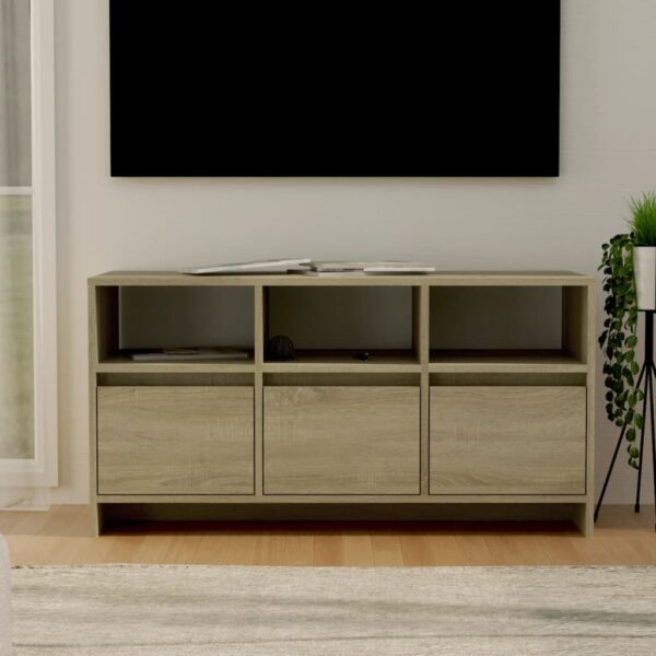 TV-Schrank Sonoma-Eiche 102×37,5×52,5 cm Spanplatte