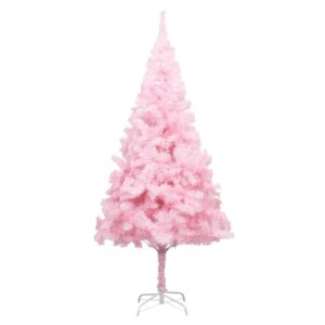 Künstlicher Weihnachtsbaum mit Ständer 240 cm PVC Rosa