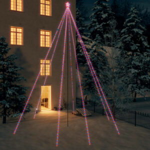 Weihnachtsbaum-Lichterkette Indoor Outdoor 1300 LEDs Bunt 8 m