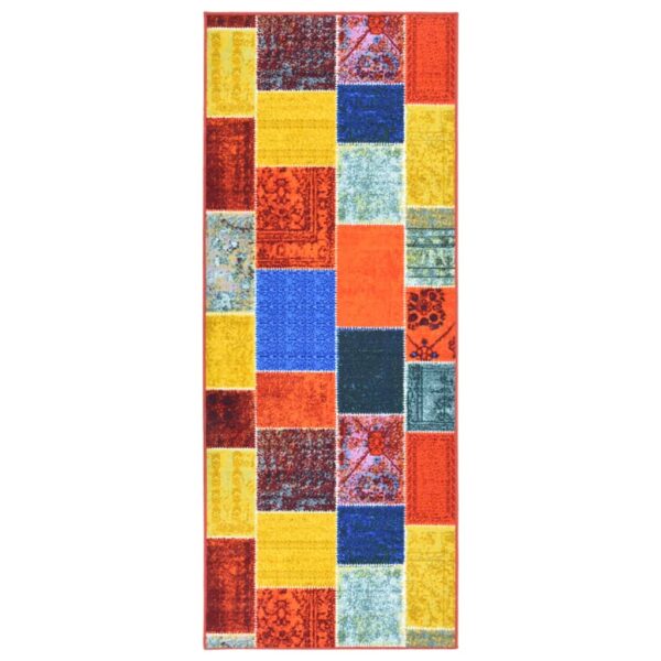 Teppichläufer Mehrfarbig 80×200 cm