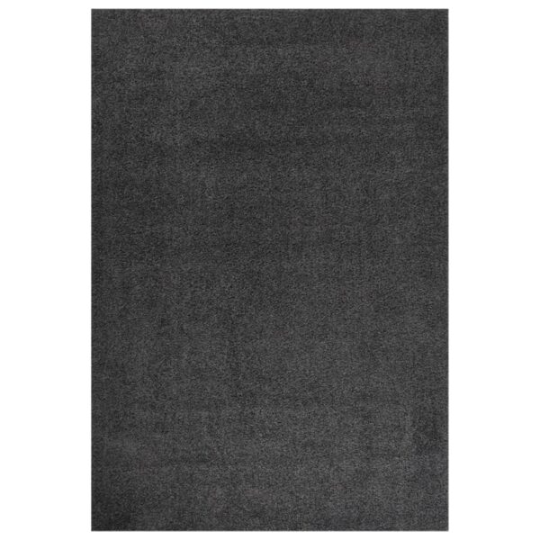 Teppich Shaggy Hochflor Anthrazit 160×230 cm