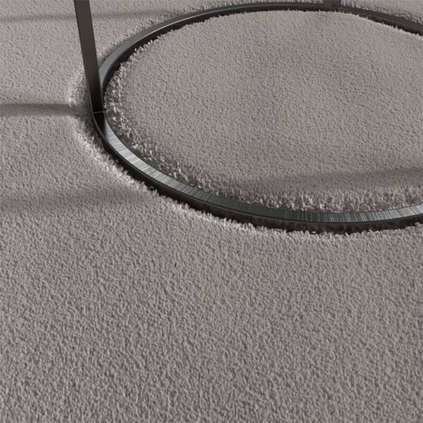 Teppich Shaggy Hochflor Grau 120×170 cm