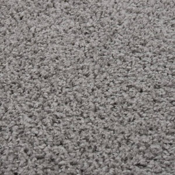 Teppich Shaggy Hochflor Grau 160×230 cm