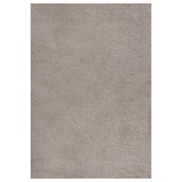 Teppich Shaggy Hochflor Beige 160×230 cm