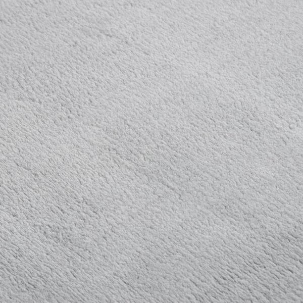 Teppich Shaggy Waschbar Weich 160×230 cm Rutschfest Grau