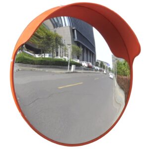 Verkehrsspiegel Konvex PC-Kunststoff Orange 45 cm Outdoor