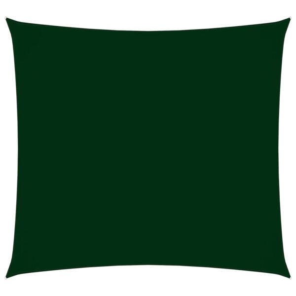 Sonnensegel Oxford-Gewebe Quadratisch 3×3 m Dunkelgrün